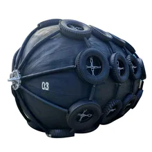 Profi-Schwarze Yokohama Pneumatische Gummi-Fendern 0,5 m-4,5 m für Seehäfen