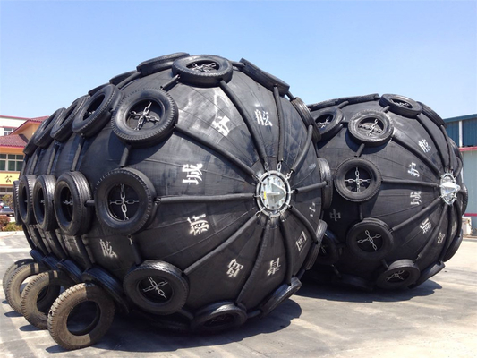 Einfache Installation pneumatischer Marine-Fendern für Küstenwache-Schiffe