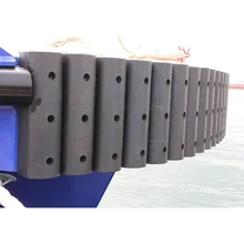 Schwarzer D-Gummi-Fender Die ultimative Lösung für Marineanwendungen