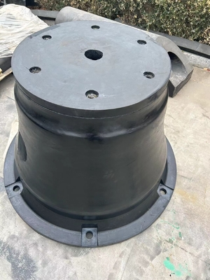 Zeichnungsformat Schritt-Kegel-Gummi-Fendern für industrielle Verankerung Stoßdämpfer hoher E/R.H-Wert