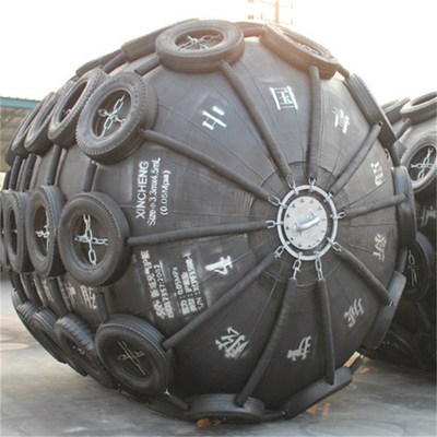 Xincheng 0101 Pneumatische Marine Fender 3,3x6,5m Schwarz Naturkautschuk