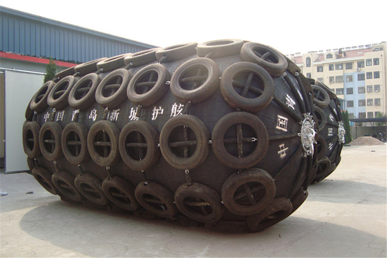 Xincheng 0101 Pneumatische Marine Fender 3,3x6,5m Schwarz Naturkautschuk
