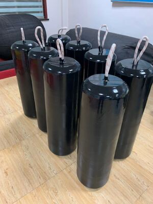 Polyurethan- und Gummi-Schaum-gefüllte Schleusen, die zur Vermeidung von Kollisionen und zum verbesserten Aufprallschutz bestimmt sind