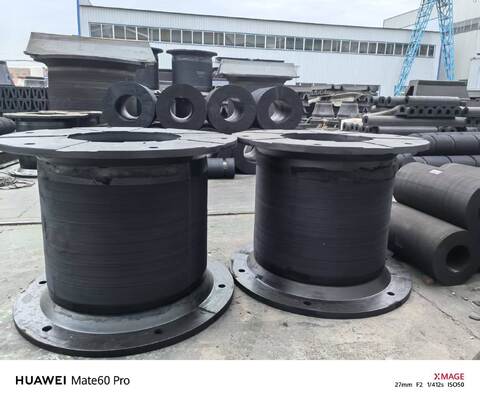 25°C To 80°C Cell Rubber Fenders Black Color With Elongation At Break Exceeding 400 Percent Ideal For Offshore Platforms