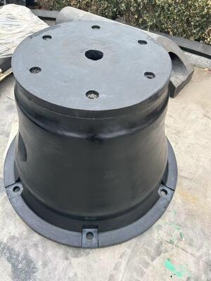 SGS-geprüfte Kegelgummipuffer mit einer Härte von 60-70 Shore A und Wetterbeständigkeit, ideal für marine Anlegersysteme